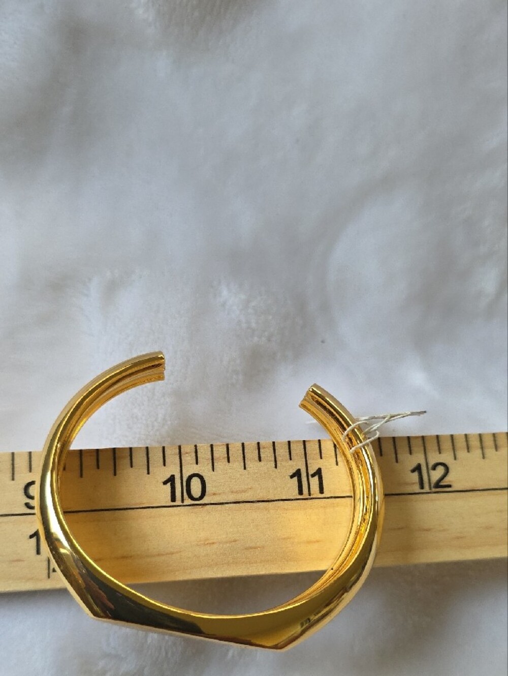 Michael Kors Shiny Gold Double-Row Logo Cuff Bracelet - Picture 7 of 8